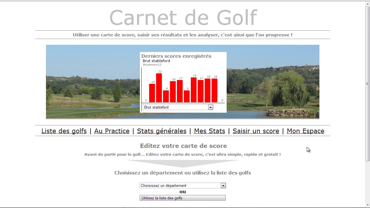 Des cartes de score personnalisées