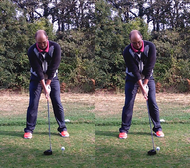 La posture pour driver loin au golf